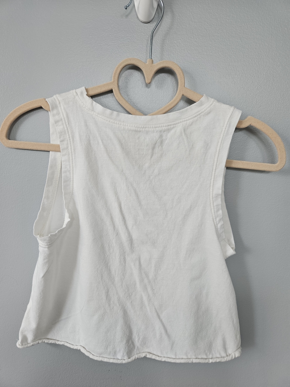 Girls' Cream Graphic Tank Top with Floral Sunburst - Picture 4 of 7